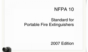 NFPA 10-2007 手提灭火器
